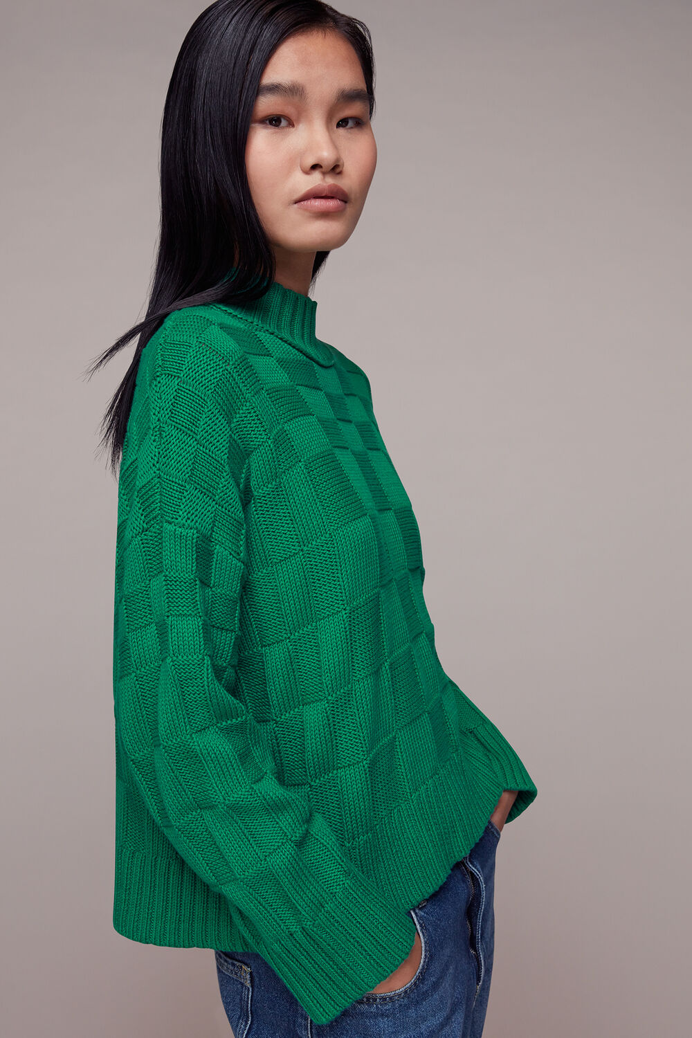 Texture Check Sweater